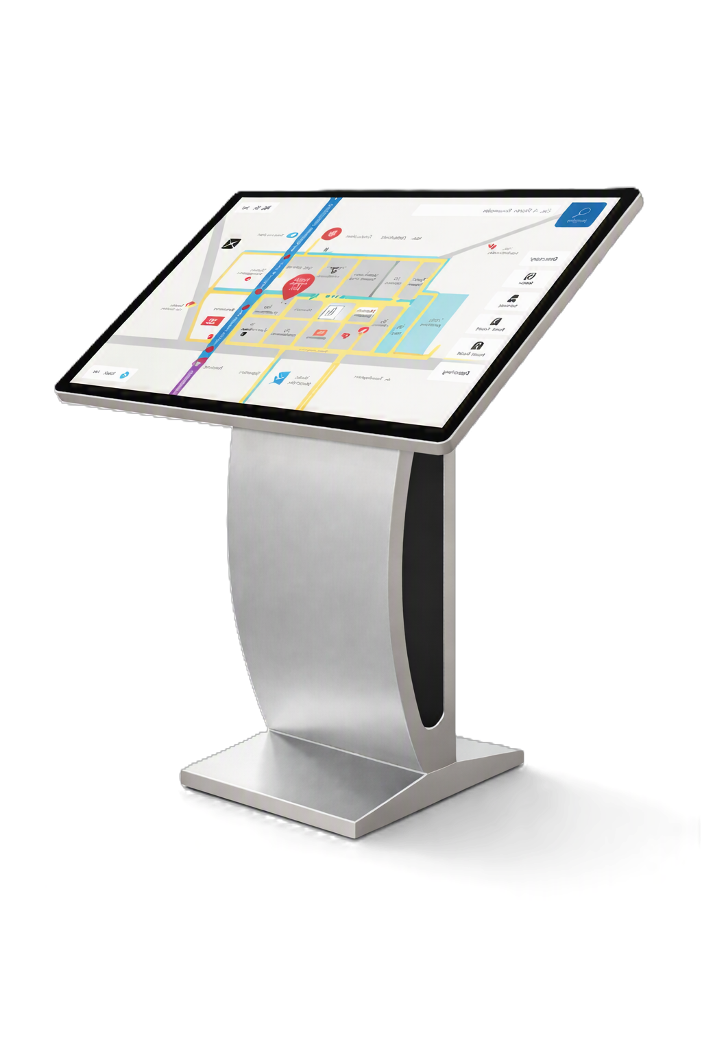 Totem multimediale touchscreen MeltInTouch per eventi, fiere e congressi in Italia